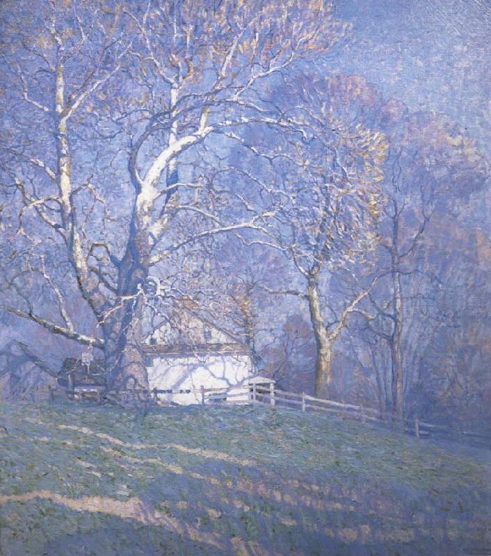 NC Wyeth Buttonwood Farm oil painting picture